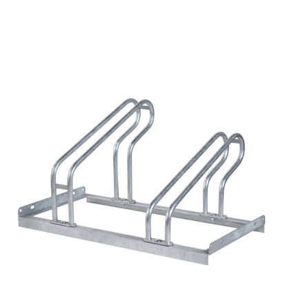 Support vélo au sol, métal 2 vélos