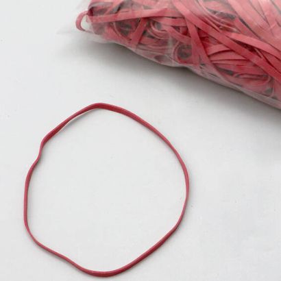Elastiques en caoutchouc, rouge 5 mm | 120 mm