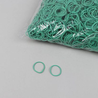 Elastiques en caoutchouc, vert 1 mm | 20 mm