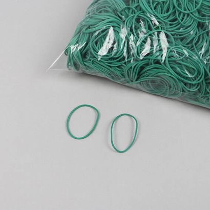 Elastiques en caoutchouc, vert 1 mm | 30 mm