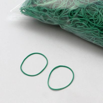 Elastiques en caoutchouc, vert 1 mm | 40 mm