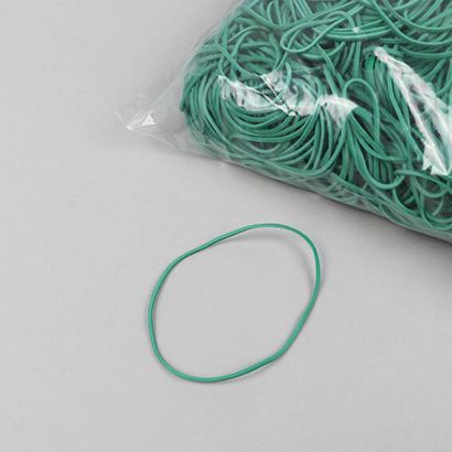 Elastiques en caoutchouc, vert 1 mm | 70 mm