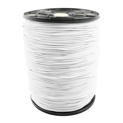Elastiques en rouleau, 2,2 mm blanc 