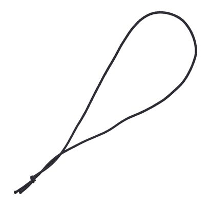 Boucles prêtes à l’emploi, nœud 150 mm | noir 