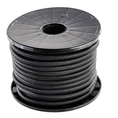Corde élastique 8 mm noir 