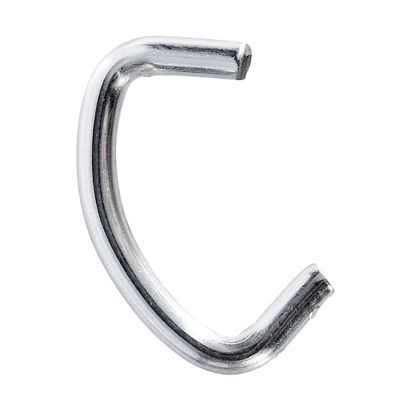 Agrafes annelées, acier zingué pour cordes de ⌀ 6 - 8 mm