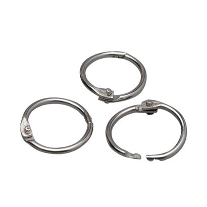 Anneaux de reliure métal 19 mm  | argent 