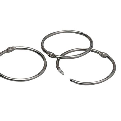 Anneaux de reliure métal 63 mm  | argent 