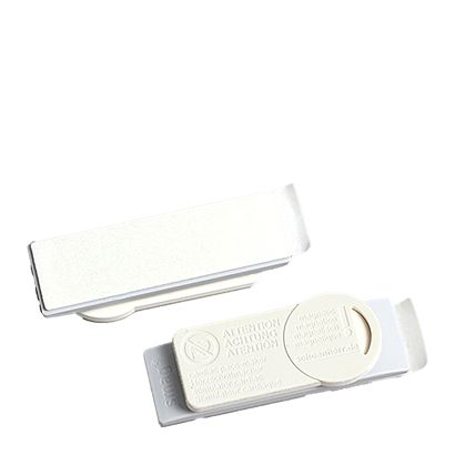 Aimant smag® pour badges nominatifs, auto-adhésif standard 