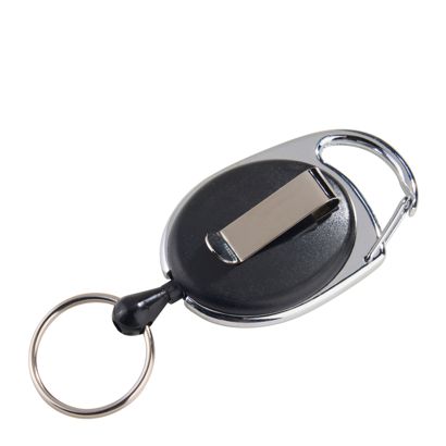 Porte-clés retractable avec clip null