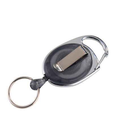 Porte-clés retractable avec clip null