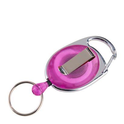 Porte-clés retractable avec clip null