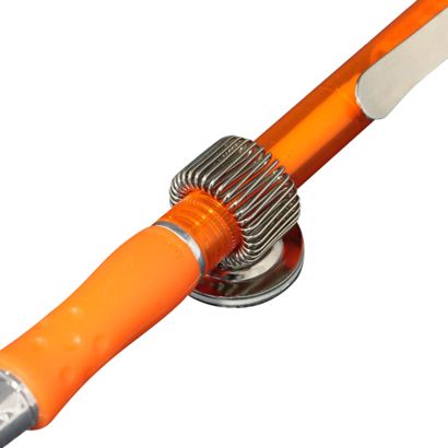 Porte-stylo en métal, aimanté, tournant 
