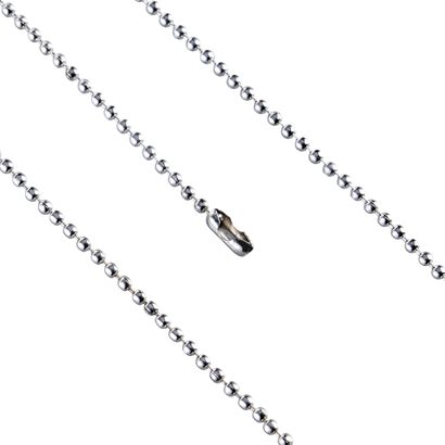 Chaînes sphériques avec fermeture à compression null | 1,5 mm | 150 mm