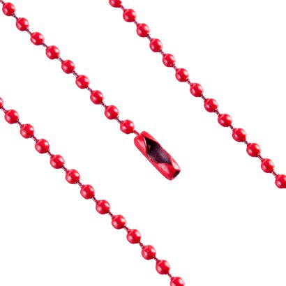 Chaînes sphériques avec fermeture à compression null | 2,4 mm | 102 mm