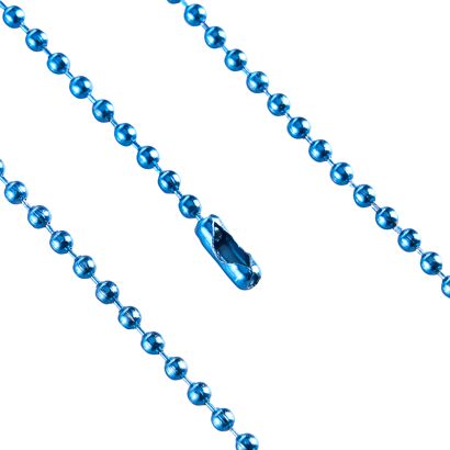 Chaînes sphériques avec fermeture à compression null | 2,4 mm | 102 mm