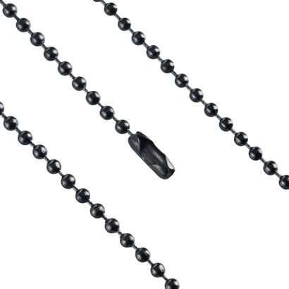 Chaînes sphériques avec fermeture à compression null | 2,4 mm | 200 mm