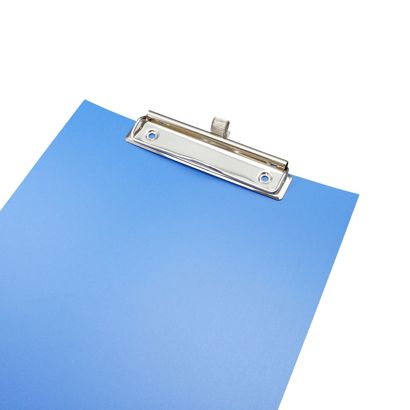 Pince pour porte-bloc, argen 120 x 30 mm | avec porte-crayon intégré