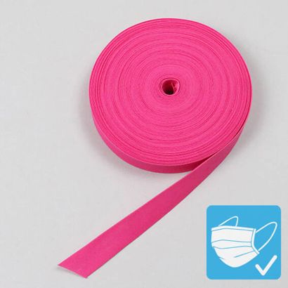 Bande de fixation de biais, polyester, 20 mm (rouleau de 25 m) null