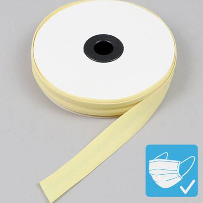 Bande de fixation de biais, coton et polyester, 20 mm (rouleau de 25 m) null