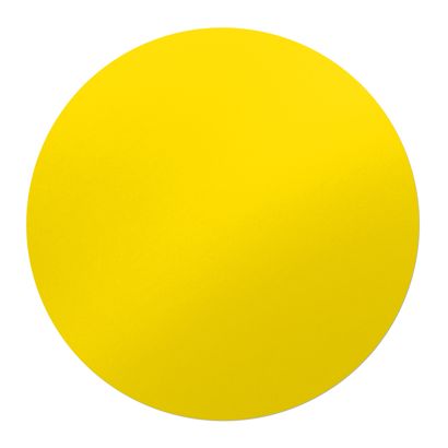 Pastilles autocollantes de couleur résistantes aux intempéries jaune  | 8 mm