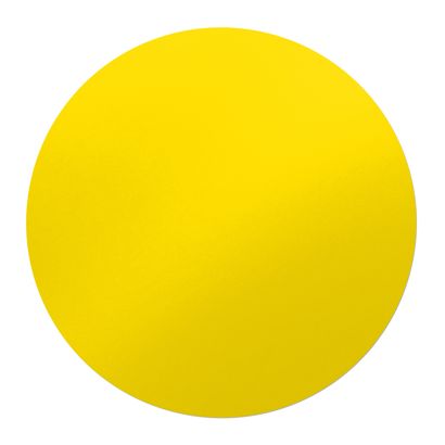 Pastilles autocollantes de couleur résistantes aux intempéries jaune  | 20 mm