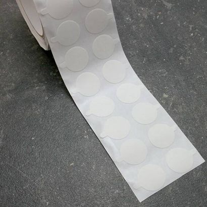 Pastilles adhésives double face en papier intissé, adhérence forte/forte 30 mm | 1.000 STK