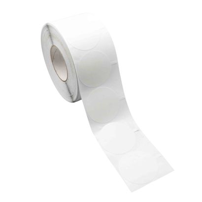 Pastilles adhésives double face en papier intissé, adhérence forte/forte 75 mm | 1.000 STK