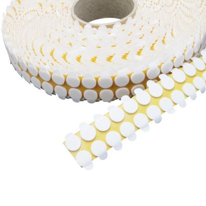 Pastilles adhésives en mousse double face, 2 mm d'épaisseur, adhérence forte/forte 15 mm | 2.500 STK