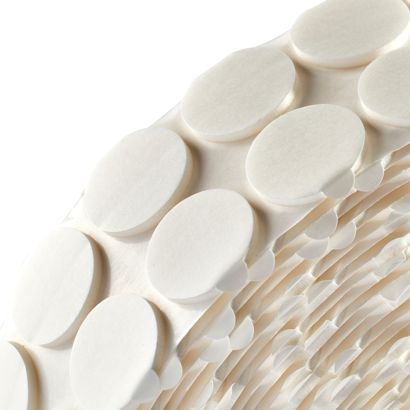 Pastilles adhésives en mousse double face, 3 mm d'épaisseur, adhérence forte/forte 30 mm | 1.000 STK