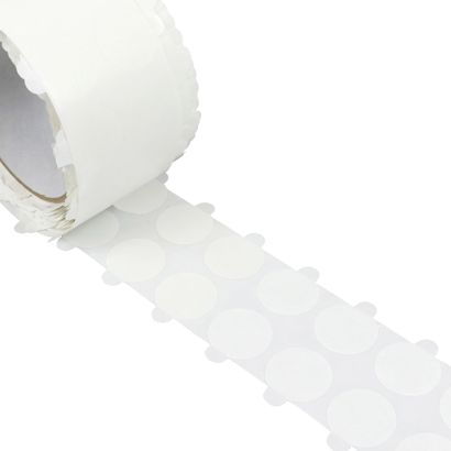 Pastilles adhésives double face en PET, adhérence forte/faible 30 mm | 1.000 STK