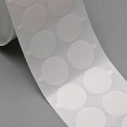 Pastilles adhésives double face en PET, adhérence faible/faible 30 mm | 1.000 STK