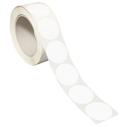 Pastilles autocollantes de couleur, en papier 40 mm | null
