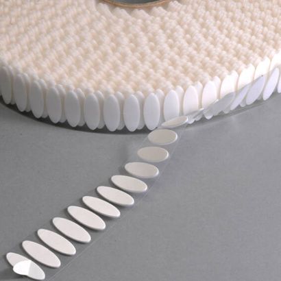 Pastilles auto-agrippantes, ovale, crochet + boucle par paire 100 paires | null