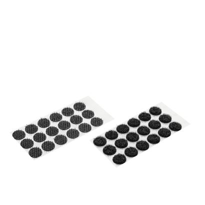 Pastilles auto-agrippantes sur feuille, set de boucle et crochet 10 mm | null | 216 STK | Set - boucle et crochet