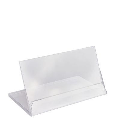 Coffret calendrier, format panoramique, 111 x 190 x 8 mm, transparent 