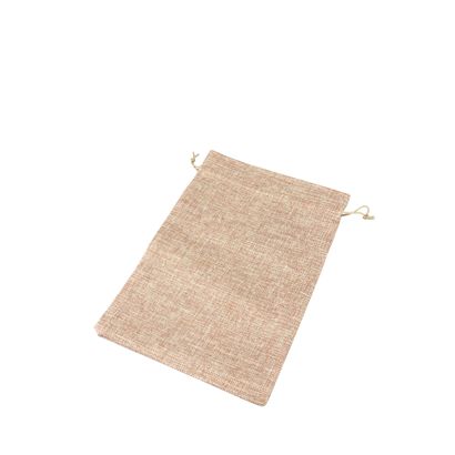 Petit sac en toile de jute 200 x 300 mm  | nature 