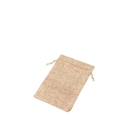 Petit sac en toile de jute null | 100 x 150 mm