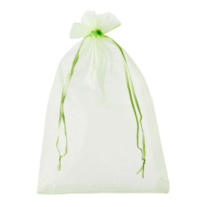 Sachets en organza avec fermeture à bande de satin null | 200 x 300 mm