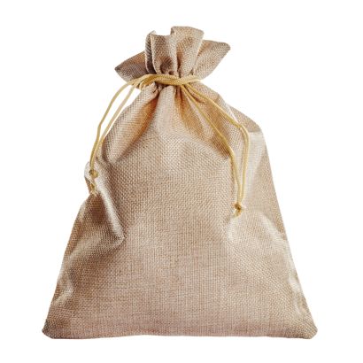 Petit sac en toile de jute null | 220 x 300 mm