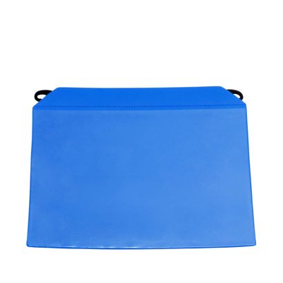 Pochette d’identification pour les caisses-palettes métalliques, avec crochet de suspension et bandes magnétiques format paysage | A4