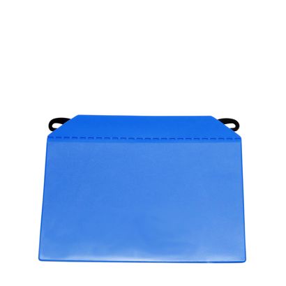 Pochette d’identification pour les caisses-palettes métalliques, avec crochet de suspension et bandes magnétiques format paysage | A5