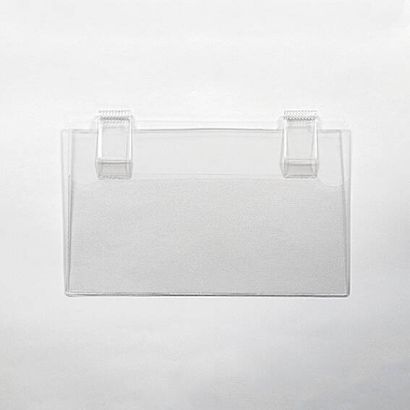 Pochette d’identification pour les caisses-palettes métalliques, avec pinces A6