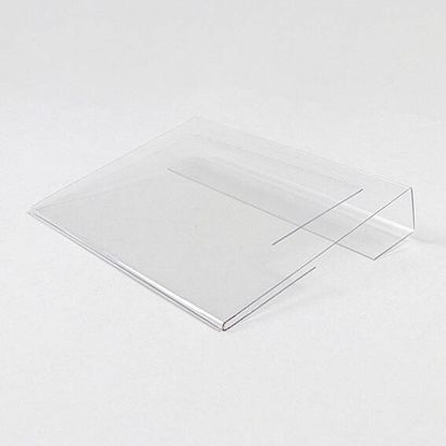 Pochette d'identification pour rehausse-palette en bois, avec pli de serrage, avant fermé A6