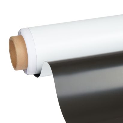 Feuille ferreuse blanche, épaisseur 0,5 mm, largeur 1.000 mm 