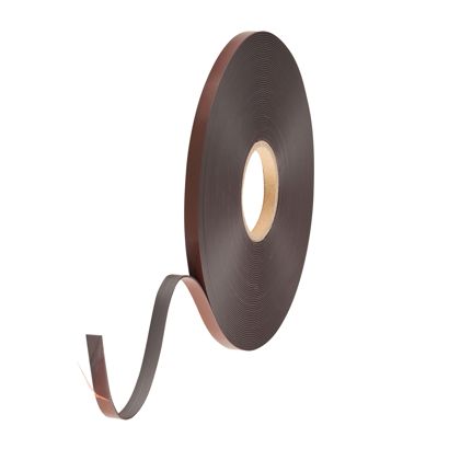 Bande magnétique avec contre-pièce, adhésive 12,7 mm | A - Colle premium