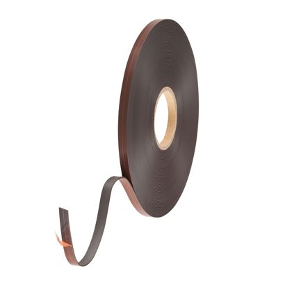 Bande magnétique avec contre-pièce, adhésive 12,7 mm | B - Colle premium