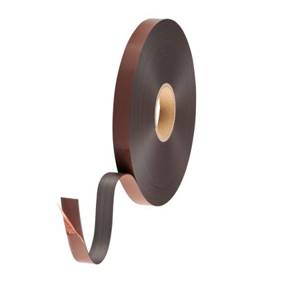 Bande magnétique avec contre-pièce, adhésive 25,4 mm | B - Colle premium