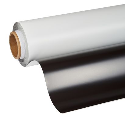 Feuille magnétique, imprimable, blanche 1.070 mm | 20 m | 0,5 mm