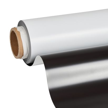 Feuille magnétique, imprimable, blanche 620 mm | 10 m | 0,6 mm